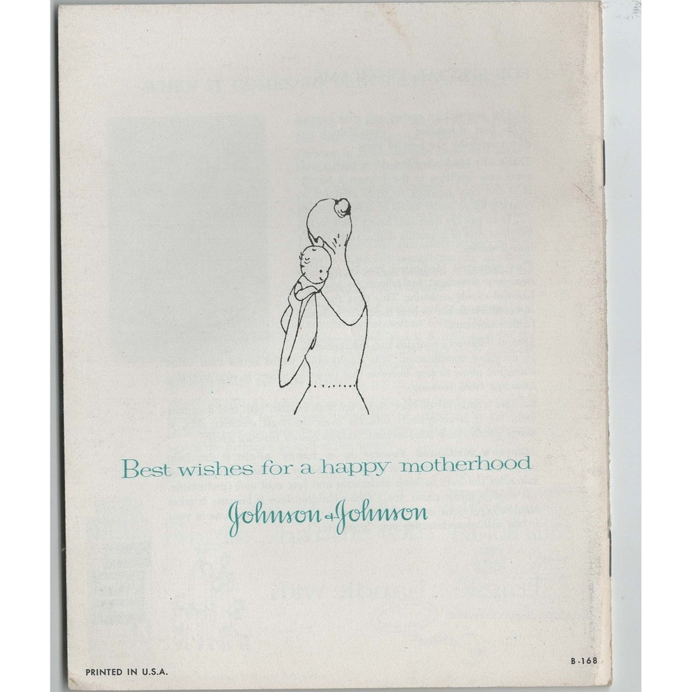 Vintage Johnson & Johnson Fragile Your Babys Skin Care Booklet B-168 Ephemera - Picture 2 of 2